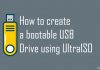 How to create a bootable USB Drive using UltraISO
