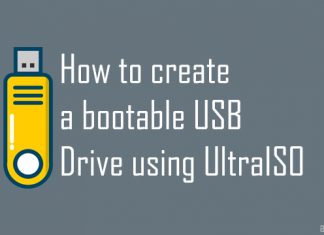 How to create a bootable USB Drive using UltraISO